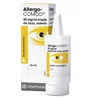 Allergo-Comod 20mg/ml krople do oczu 10ml <span style="color: #b40000">(data ważności: 2024.01.31)</span>