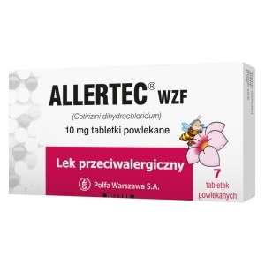 Allertec WZF 10mg x7 tabletek