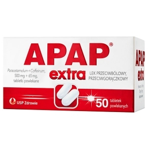 Apap Extra x50 tabletek