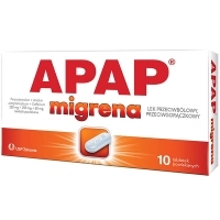 APAP Migrena x10 tabletek