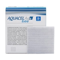 Aquacel Ag+ Extra opatrunek hydrowłóknisty 10cm x 10cm x1 sztuka