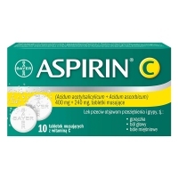 Aspirin C 400mg + 240mg x10 tabletek musujących