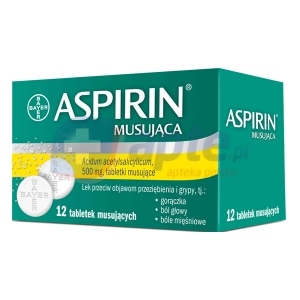 Aspirin Musująca (Ultra Fast) 500mg x12 tabletek musujących