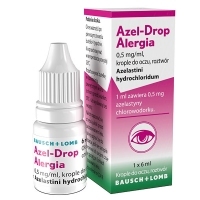 Azel-Drop Alergia 0,5mg/ml krople do oczu 6ml