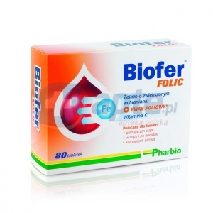 Biofer Folic x80 tabletek