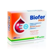 Biofer Folic x80 tabletek