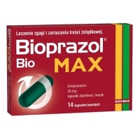 Bioprazol Bio Max 20mg x14 kapsułek