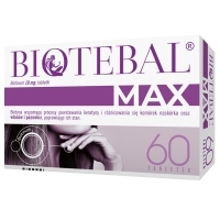 Biotebal MAX 10mg x60 tabletek <span style="color: #b40000">(data ważności: 2022.06.30)</span>