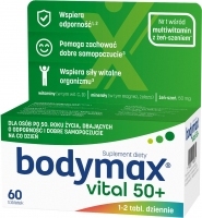 Bodymax Vital 50+ 60 tabletek <span style="color: #b40000">(data ważności: 2023.10.31)</span>