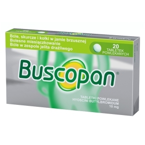 Buscopan 10mg x20 tabletek