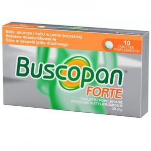 Buscopan Forte 20mg x10 tabletek