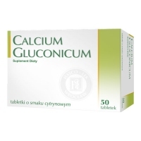 Calcium Gluconicum Hasco x50 tabletek