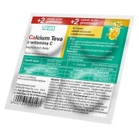 Calcium Teva z witaminą C x14 tabletek musujących