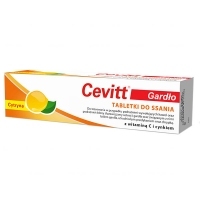 Cevitt Gardło o smaku cytrynowym x20 tabletek do ssania