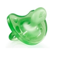 Chicco zielony smoczek uspokajający Physio Soft 0m+
