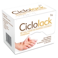 Ciclolack 80mg/g leczniczy lakier do paznokci 3g