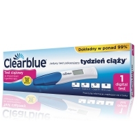 Clearblue CB9 test ciążowy ze wskaźnikiem tygodnia ciąży x1 sztuka
