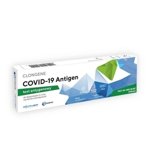 CLONGENE szybki test antygenowy do samokontroli COVID-19 x1 sztuka