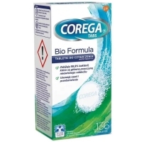 Corega Tabs Bio Formula tabletki do czyszczenia protez x136 tabletek