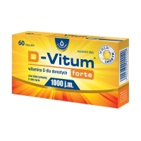 D-Vitum forte 1000 j.m. witamina D dla dorosłych x60 kapsułek