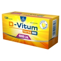 D-Vitum forte MAX 4000 j.m. witamina D dla dorosłych x120 kapsułek