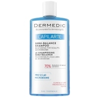 Dermedic Capilarte szampon przywracający równowagę mikrobiomu skóry 300ml <span style="color: #b40000">+ Dermedic Hydrain 3 płyn micelarny H2O 100ml GRATIS</span>
