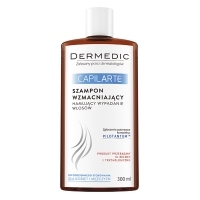 Dermedic Capilarte szampon wzmacniający hamujący wypadanie włosów 300ml <span style="color: #b40000">+ Dermedic Hydrain 3 płyn micelarny H2O 100ml GRATIS</span>