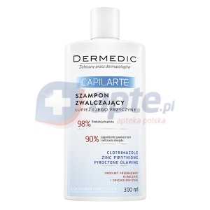 Dermedic Capilarte szampon zwalczający łupież i jego przyczyny 300ml