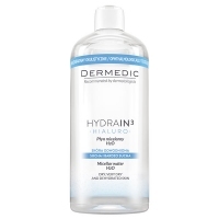 Dermedic Hydrain 3 płyn micelarny H2O 500ml <span style="color: #b40000">+ Dermedic Hydrain 3 płyn micelarny H2O 100ml GRATIS</span>