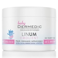 Dermedic Linum Baby masło intensywnie natłuszczające do twarzy i ciała 225g <span style="color: #b40000">+ Dermedic Hydrain 3 płyn micelarny H2O 100ml GRATIS</span>