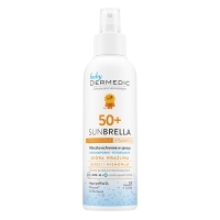 Dermedic Sunbrella Baby SPF50+ mleczko ochronne w sprayu 150ml <span style="color: #b40000">+ Dermedic Hydrain 3 płyn micelarny H2O 100ml GRATIS</span>