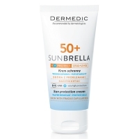 Dermedic Sunbrella SPF50+ krem ochronny UV+IR skóra z problemami naczyniowymi 50g