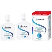 Dermena szampon zapobiegający wypadaniu włosów 2x200ml <span style="color: #b40000">(data ważności: 2024.05.31)</span>
