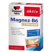 Doppelherz aktiv Magnez-B6 CYTRYNIAN x30 tabletek