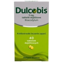 Dulcobis 5mg x40 tabletek