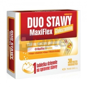 Duo Stawy MaxiFlex Glukozamina x30 tabletek musujących