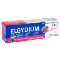 Elgydium KIDS pasta do zębów dla dzieci o smaku malinowo-truskawkowym 50ml