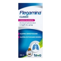 Flegamina Classic 4mg/5ml o smaku malinowym syrop 200ml