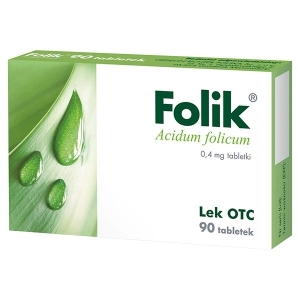 Folik 0,4mg x90 tabletek