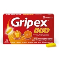 Gripex Duo x16 tabletek <span style="color: #b40000">(data ważności: 2024.01.31)</span>