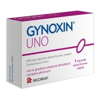 Gynoxin UNO 600mg x1 kapsułka dopochwowa, miękka