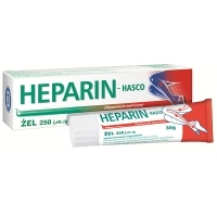 Heparin-Hasco 250 j.m./g żel 35g