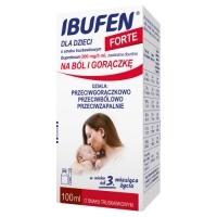 Ibufen dla Dzieci Forte 200mg/5ml zawiesina o smaku truskawkowym 100ml