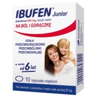 Ibufen Junior 200mg x10 kapsułek