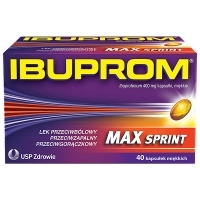 Ibuprom MAX Sprint 400mg x40 kapsułek