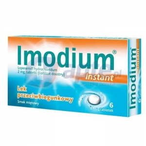 Imodium Instant 2mg x6 tabletek do ssania