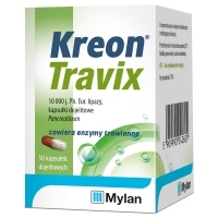 Kreon Travix x50 kapsułek <span style="color: #b40000">(data ważności: 2024.04.30)</span>