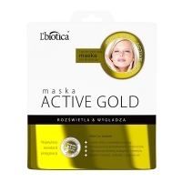 L'biotica maska do twarzy ACTIVE GOLD na tkaninie 25g x1 sztuka