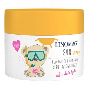 Linomag SUN SPF30 krem z filtrem mineralnym dla dzieci i niemowląt 50ml