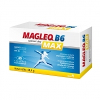 Magleq B6 MAX x45 tabletek <span style="color: #b40000">(data ważności: 2023.10.31)</span>